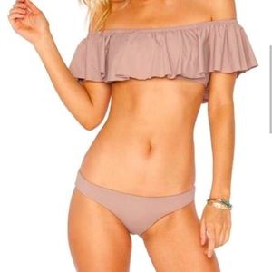 NWOT L*Space Hey Girl Ruffle Bikini